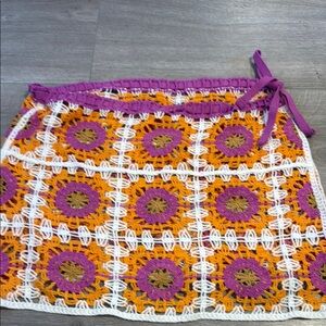 Colorful Crochet Skirt